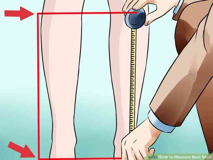 Image intitulé Mesurer la tige de la chaussure de l